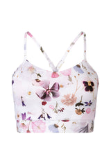 the dahlia bra flower print