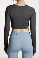 the clematis long leggings blue