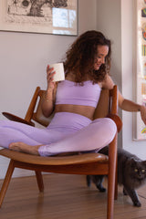 the dahlia bra lilac